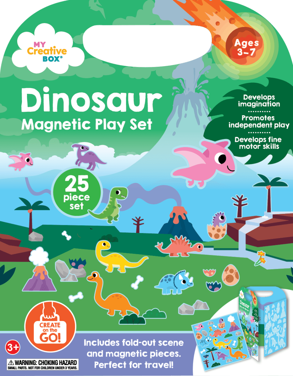 Ensemble magnétique – Dinosaures -Art & bricolage- Boutique LeoLudo-Connetix