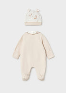 Ensemble naissance 3 pièces Mayoral – Écru -Vêtements- Boutique LeoLudo-Mayoral