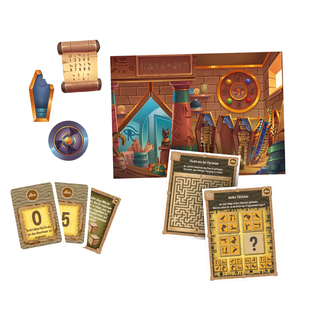 Escape Game – La pyramide du pharaon -Jeux de société- Boutique LeoLudo-Clementoni