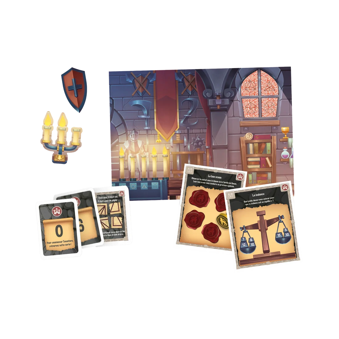 Escape Game – Le Château maudit -Jeux de société- Boutique LeoLudo-Clementoni