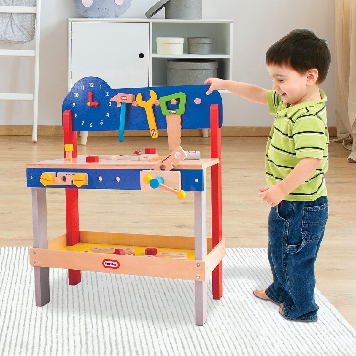 Établi en bois (30 pcs) - Jouets d'imitation - Boutique LeoLudo - Little Tikes