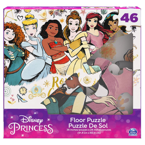 Puzzle de sol Princesses Disney (46 pcs)-Spinmaster-Boutique LeoLudo