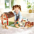 Ferme en bois – Ensemble de jeu Happy Farm - Ensembles de jeu - Boutique LeoLudo - Hape