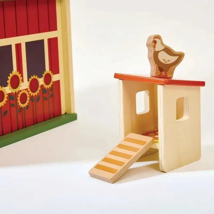 Ferme en bois – Ensemble de jeu Happy Farm - Ensembles de jeu - Boutique LeoLudo - Hape