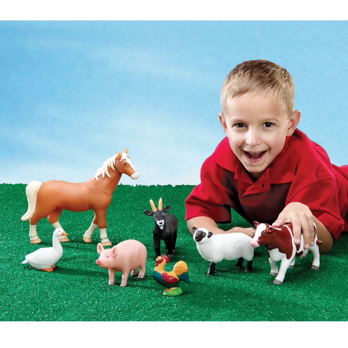 Figurines d'animaux de la ferme Jumbo - Figurines - Boutique LeoLudo - Learning Resources
