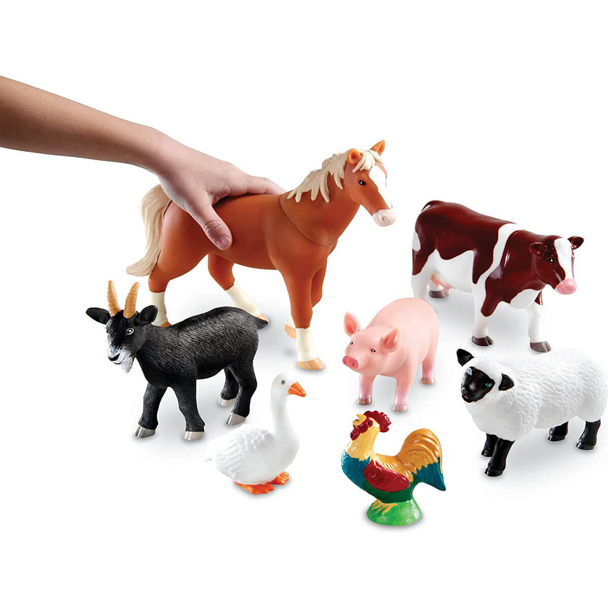 Figurines d'animaux de la ferme Jumbo - Figurines - Boutique LeoLudo - Learning Resources