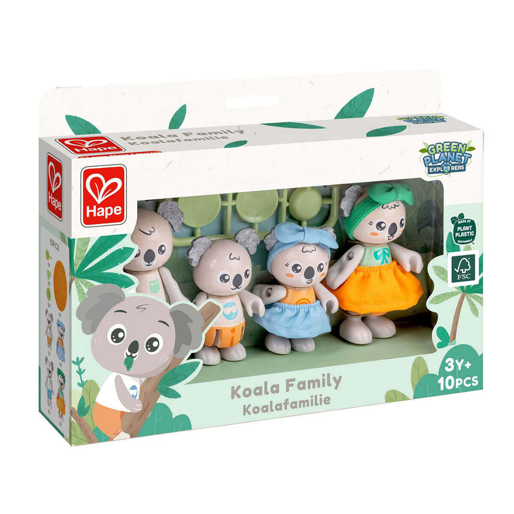 Figurines de la famille koala-Hape-Boutique LeoLudo