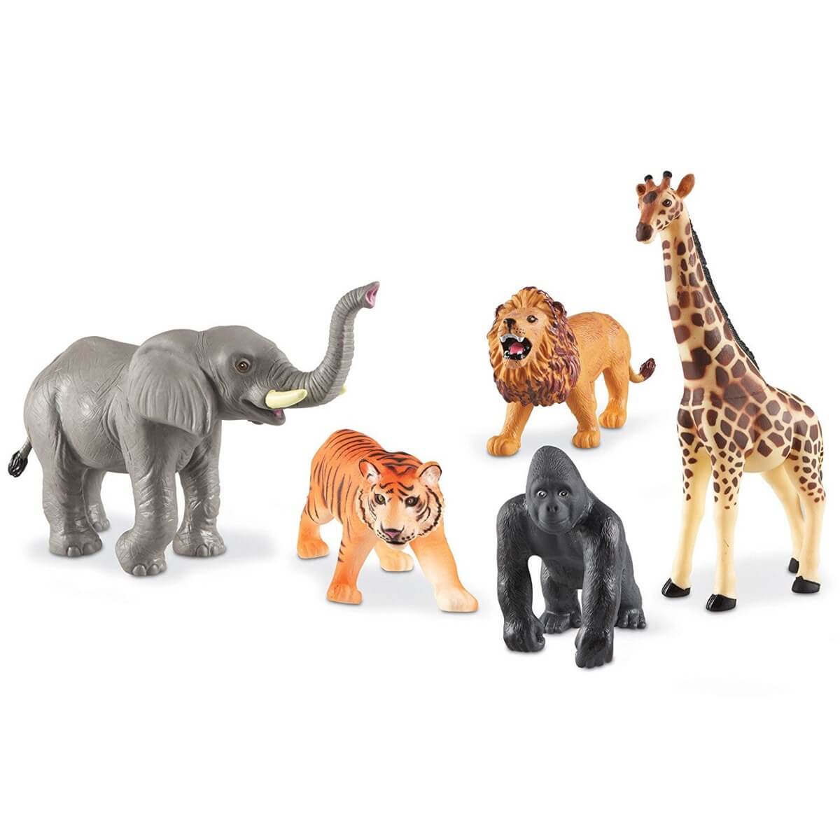 Figurines Jumbo d'animaux de la jungle - Figurines - Boutique LeoLudo - Learning Resources