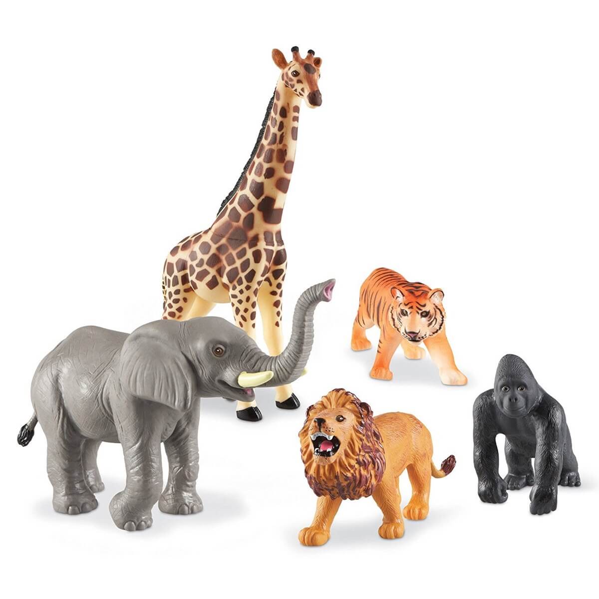 Figurines Jumbo d'animaux de la jungle - Figurines - Boutique LeoLudo - Learning Resources