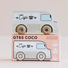 Fourgonnette café en bois Coco -Véhicules de jeu- Boutique LeoLudo-Le Toy Van