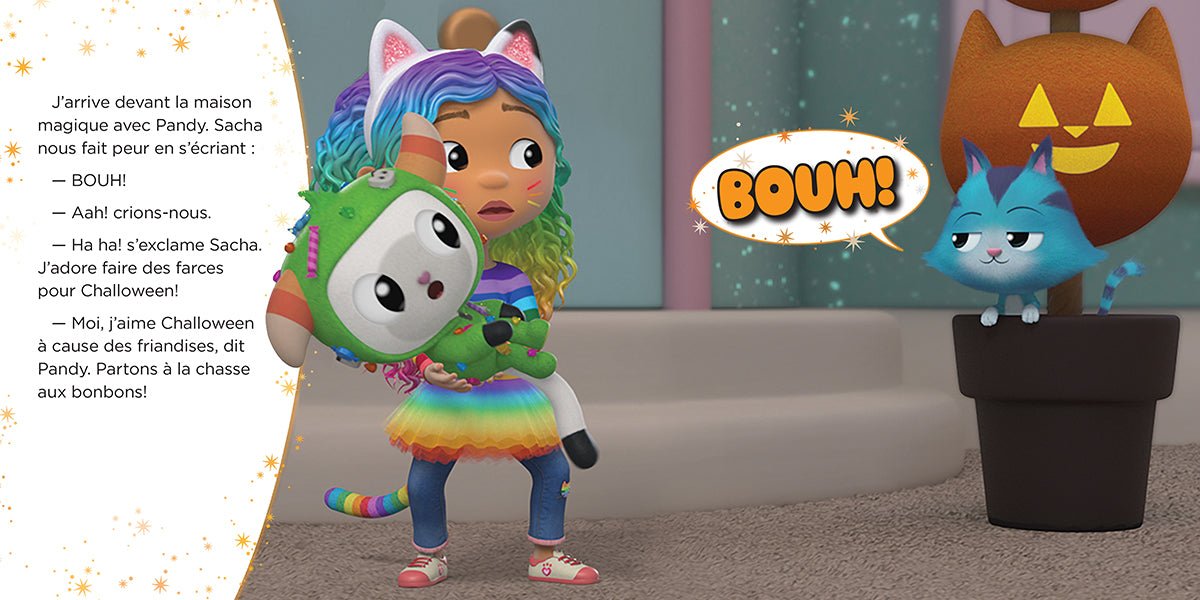 Gabby et la maison magique : Joyeuse Challoween! -Livres- Boutique LeoLudo-Scholastic