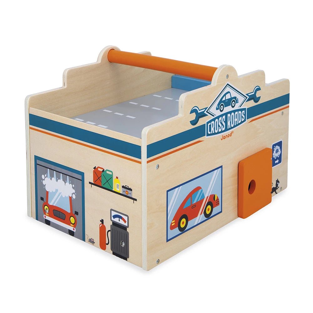 Garage en bois Ville - Cross Roads - Ensembles de jeu - Boutique LeoLudo - Tender Leaf Toys
