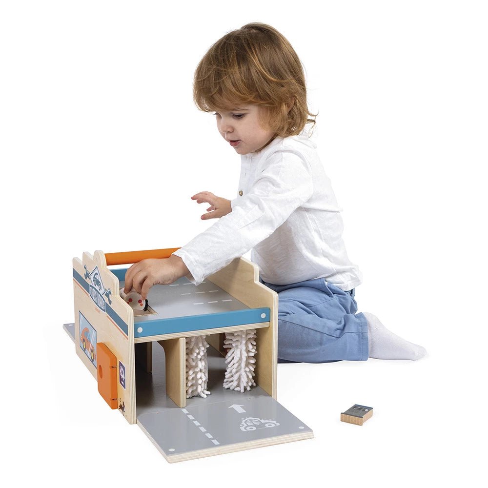 Garage en bois Ville - Cross Roads - Ensembles de jeu - Boutique LeoLudo - Tender Leaf Toys