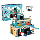 Garage en bois vintage à étages pour petites voitures - Ensembles de jeu - Boutique LeoLudo - Vilac