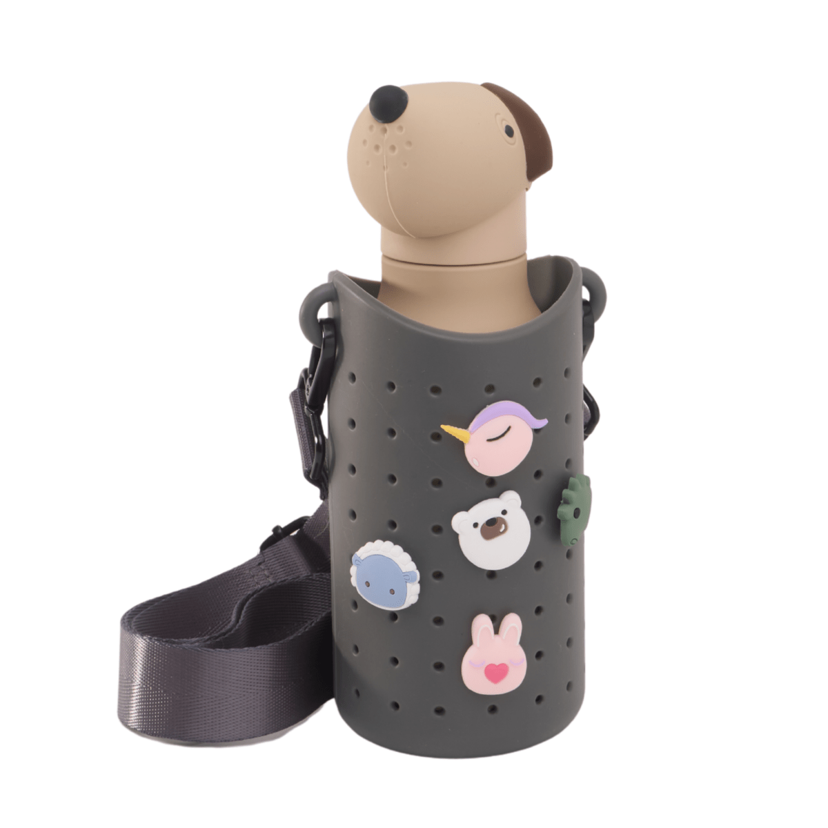 Gourde Bestie 460ml Chien beige -Alimentation & repas- Boutique LeoLudo-Asobu