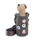 Gourde Bestie 460ml Chien beige -Alimentation & repas- Boutique LeoLudo-Asobu