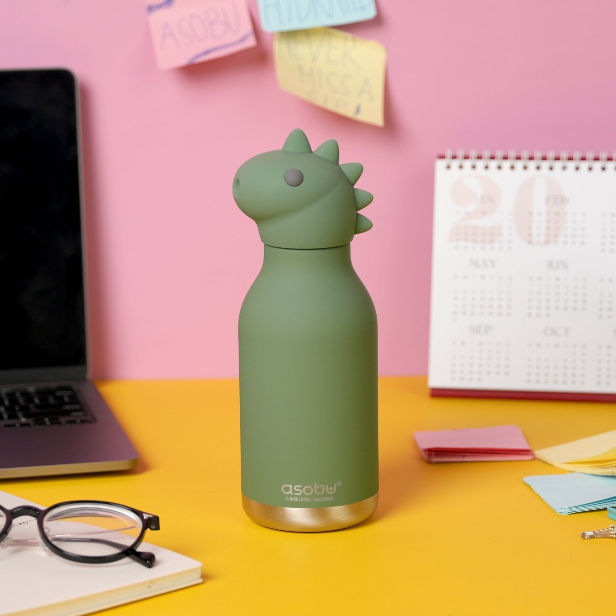 Gourde Bestie 460ml Dinosaure -Alimentation & repas- Boutique LeoLudo-Asobu