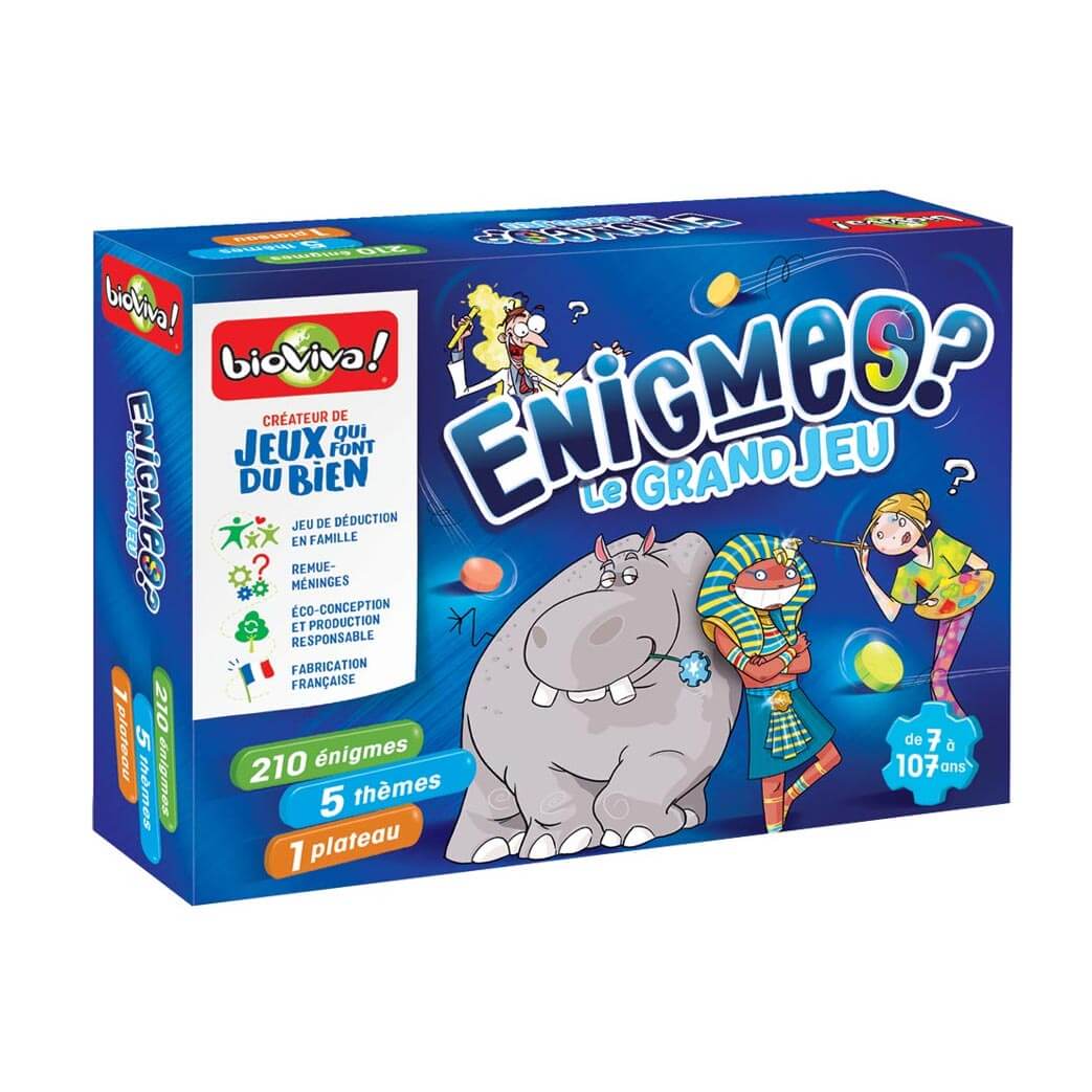 Grand jeu des énigmes - Jeux de société - Boutique LeoLudo - Bioviva