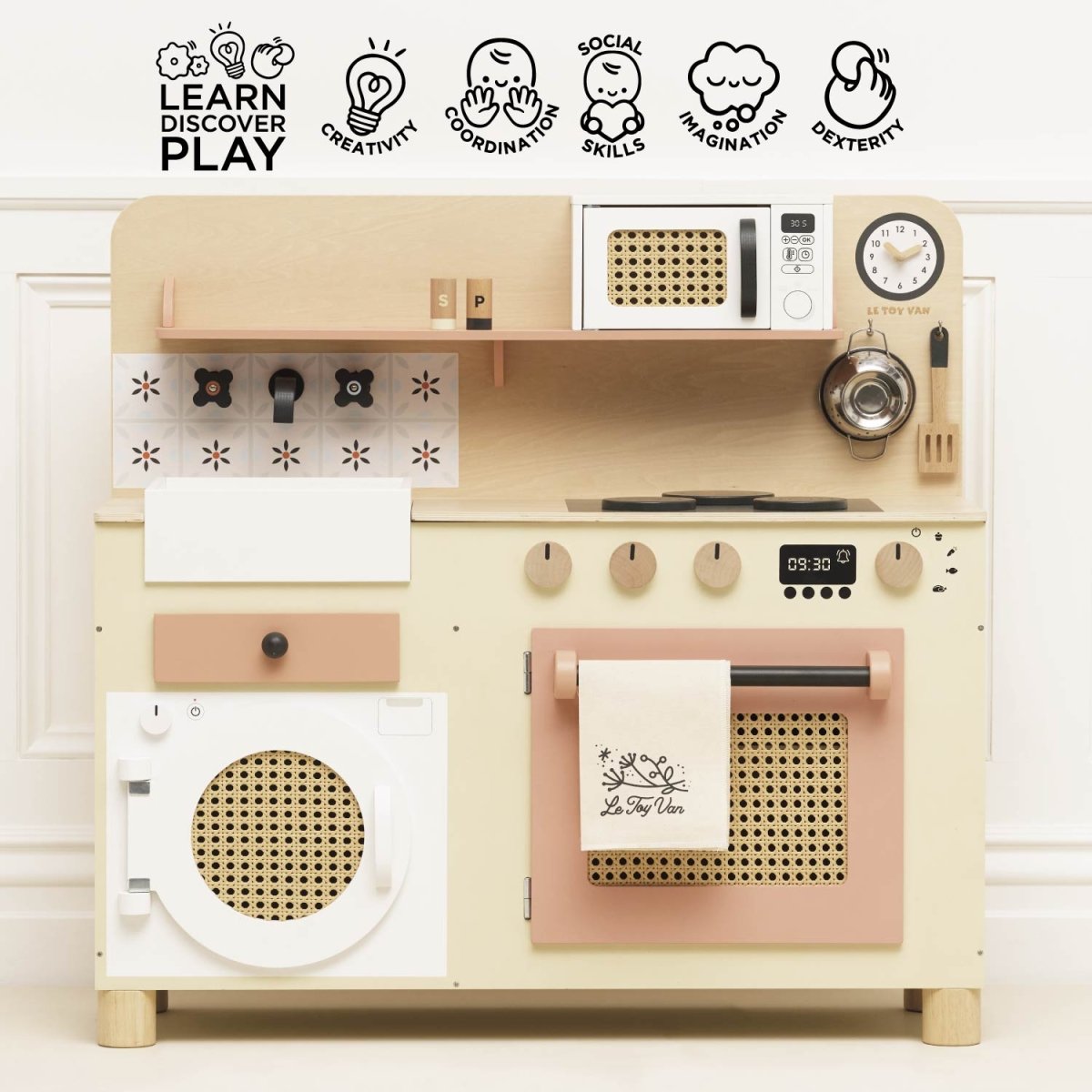 Grande cuisine en bois familiale -Jouets d'imitation- Boutique LeoLudo-Le Toy Van