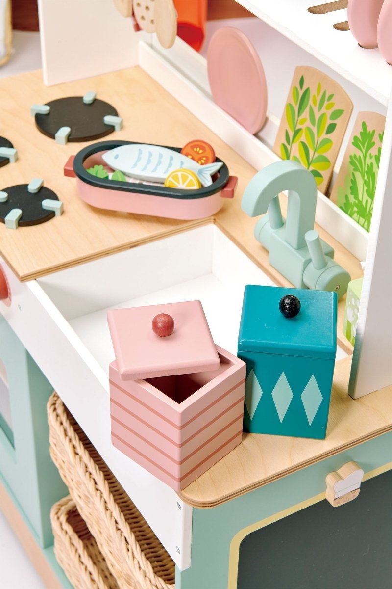 Grande cuisine Kitchen Range -Jouets d'imitation- Boutique LeoLudo-Tender Leaf Toys