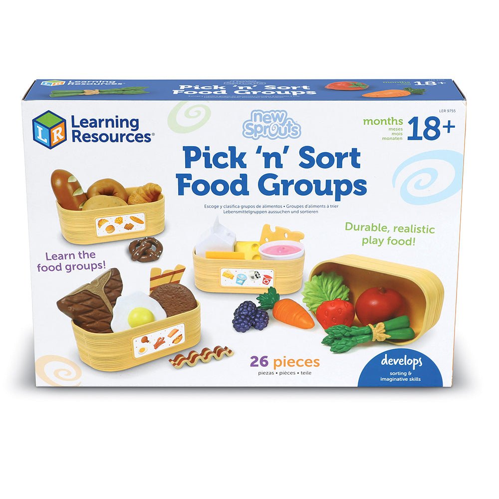 Groupes alimentaires Pick 'n' Sort New Sprouts - Jeux éducatifs - Boutique LeoLudo - Learning Resources