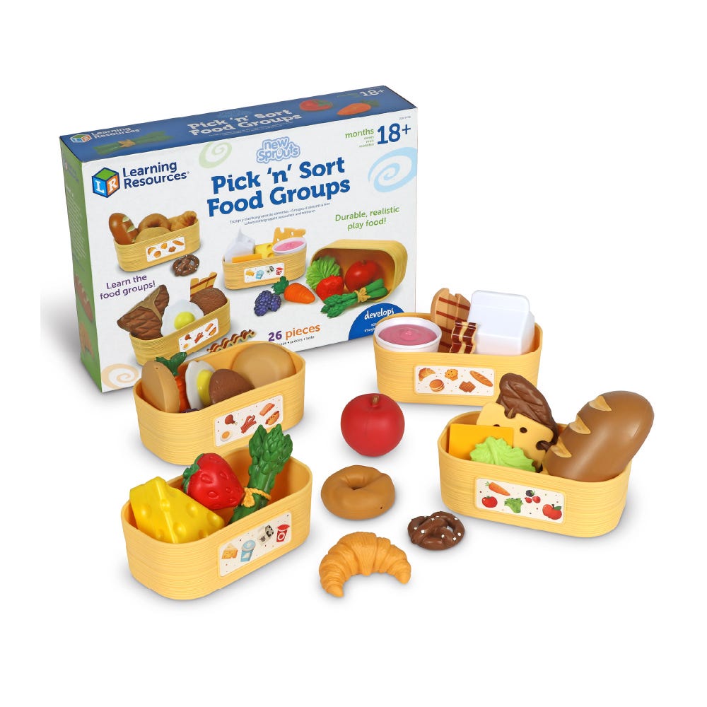 Groupes alimentaires Pick 'n' Sort New Sprouts - Jeux éducatifs - Boutique LeoLudo - Learning Resources