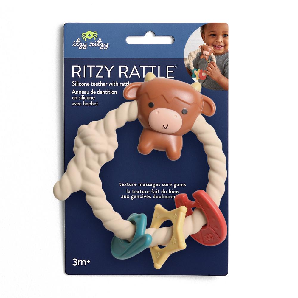 Hochet de dentition en silicone – Ritzy Rattle™ - Jouets de dentition - Boutique LeoLudo - Itzy Ritzy Canada