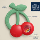 Hochet et jouet de dentition en silicone -Jouets d'éveil- Boutique LeoLudo-Itzy Ritzy Canada