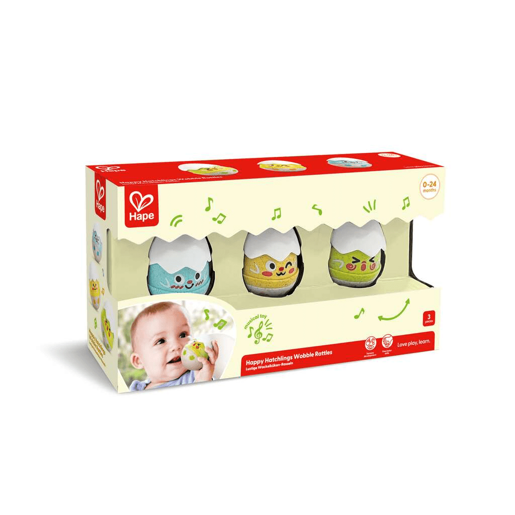 Hochets joyeux oisillons Wobble - Jouets d'éveil - Boutique LeoLudo - Hape
