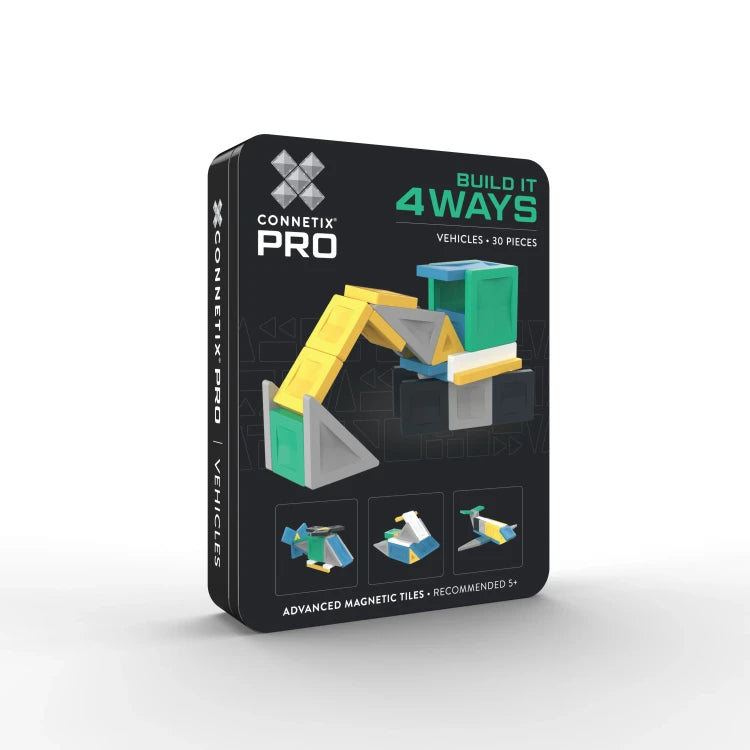 Connetix Pro Build-It Vehicles Set 30pc