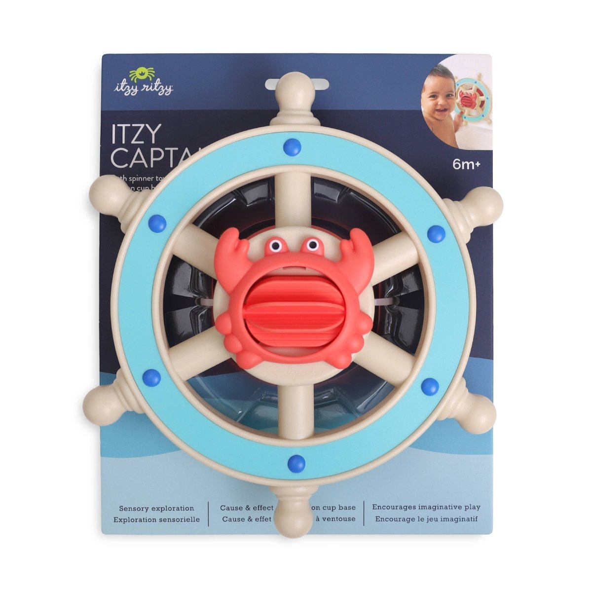 Itzy Captain™ – Volant d’activités sensoriel -Jouets d'éveil- Boutique LeoLudo-Itzy Ritzy Canada