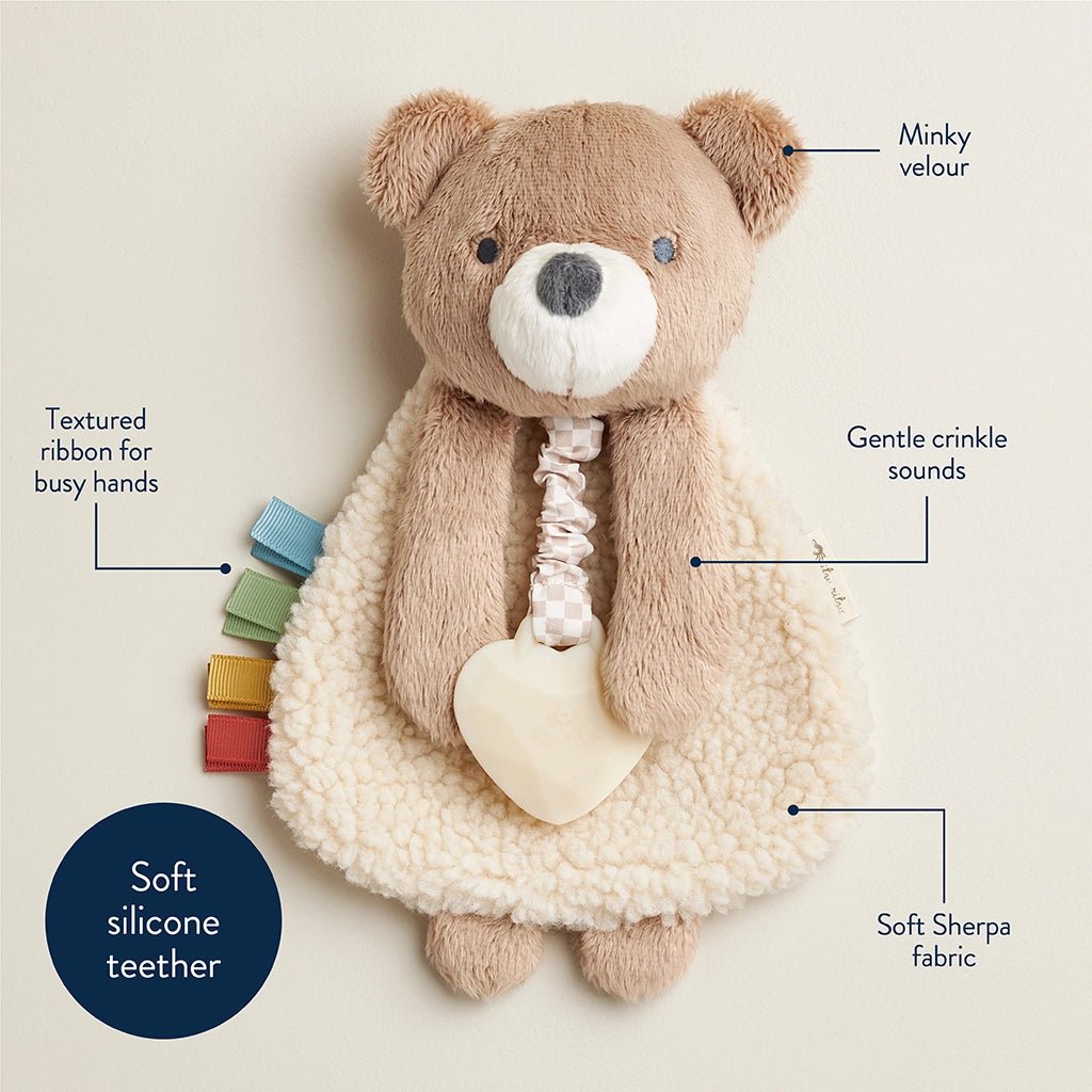 Itzy Friends Lovey™ – Doudou sensoriel -Jouets d'éveil- Boutique LeoLudo-Itzy Ritzy Canada