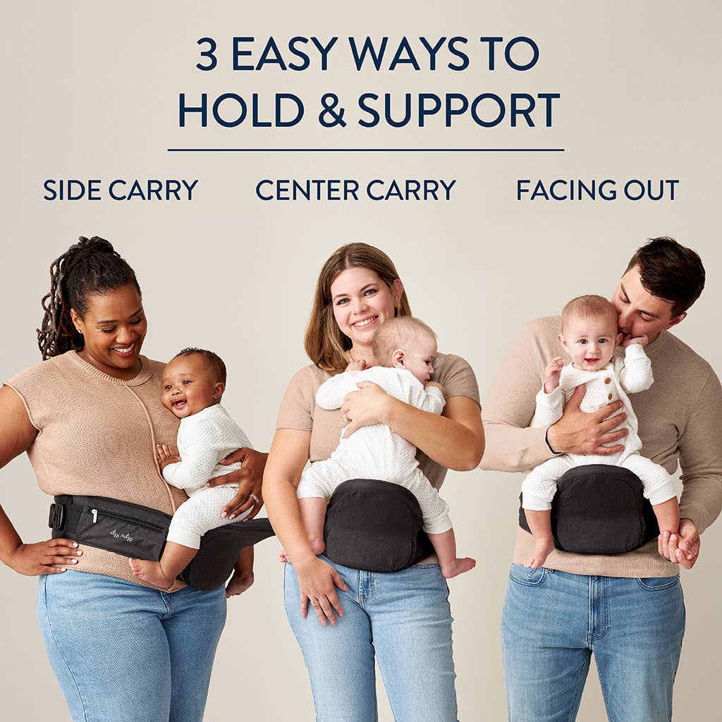 Itzy Hold & Fold™ – Porte-bébé siège de hanche -Équipement bébé- Boutique LeoLudo-Itzy Ritzy Canada