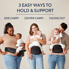 Itzy Hold & Fold™ – Porte-bébé siège de hanche -Équipement bébé- Boutique LeoLudo-Itzy Ritzy Canada