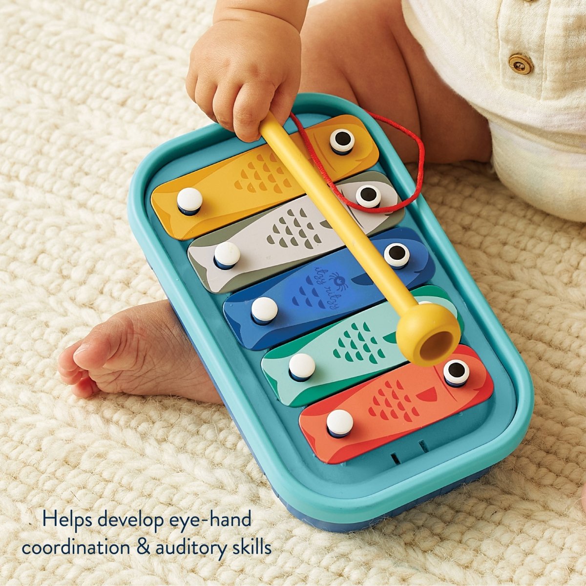 Itzy Music School – Xylophone « Sardines » -Jouets d'éveil- Boutique LeoLudo-Itzy Ritzy Canada