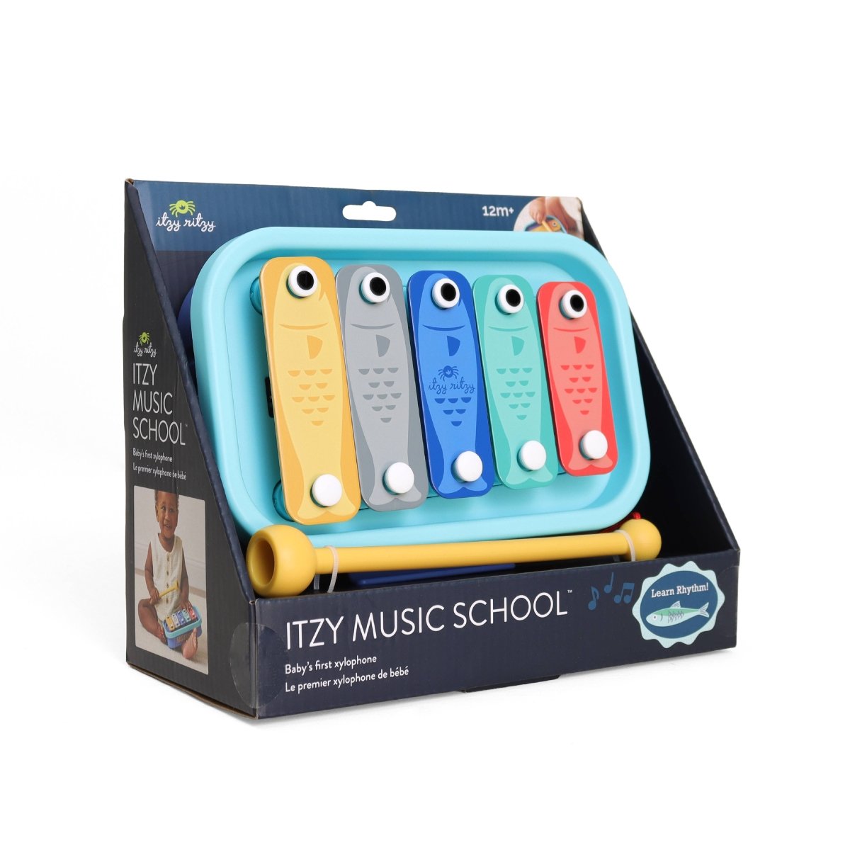 Itzy Music School – Xylophone « Sardines » -Jouets d'éveil- Boutique LeoLudo-Itzy Ritzy Canada