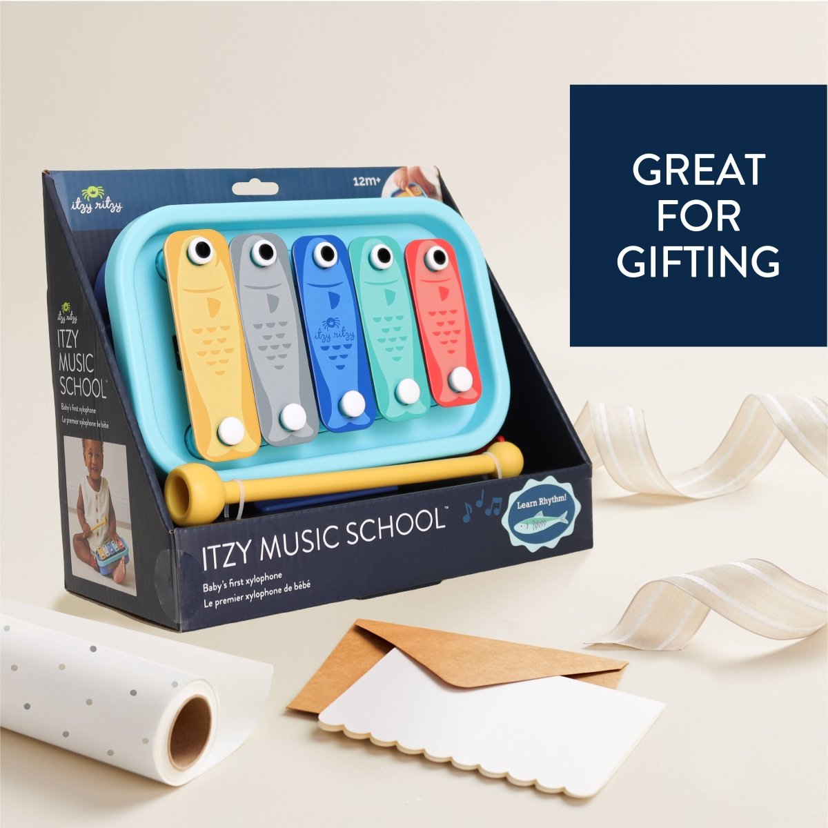 Itzy Music School – Xylophone « Sardines » -Jouets d'éveil- Boutique LeoLudo-Itzy Ritzy Canada