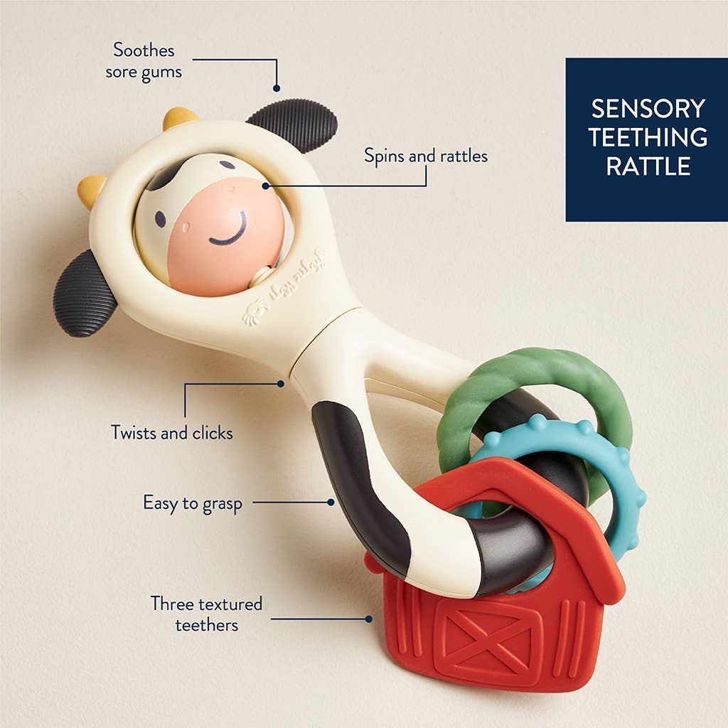 Itzy Spinner™ – Hochet et jouet de dentition sensoriel -Jouets sensoriels- Boutique LeoLudo-Itzy Ritzy Canada