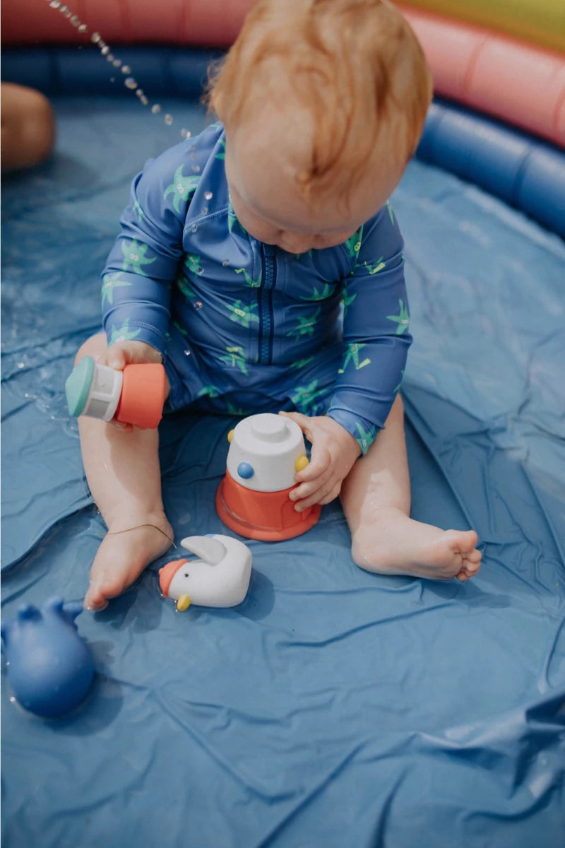 Itzy Stack & Squirt™ – Phare et animaux de bain -Jouets de bain- Boutique LeoLudo-Itzy Ritzy Canada