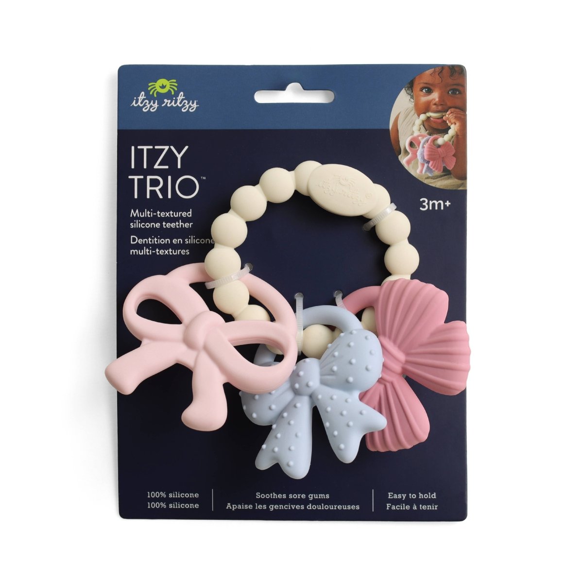 Itzy Trio™ - Trio de dentition sensoriel -Jouets d'éveil- Boutique LeoLudo-Itzy Ritzy Canada