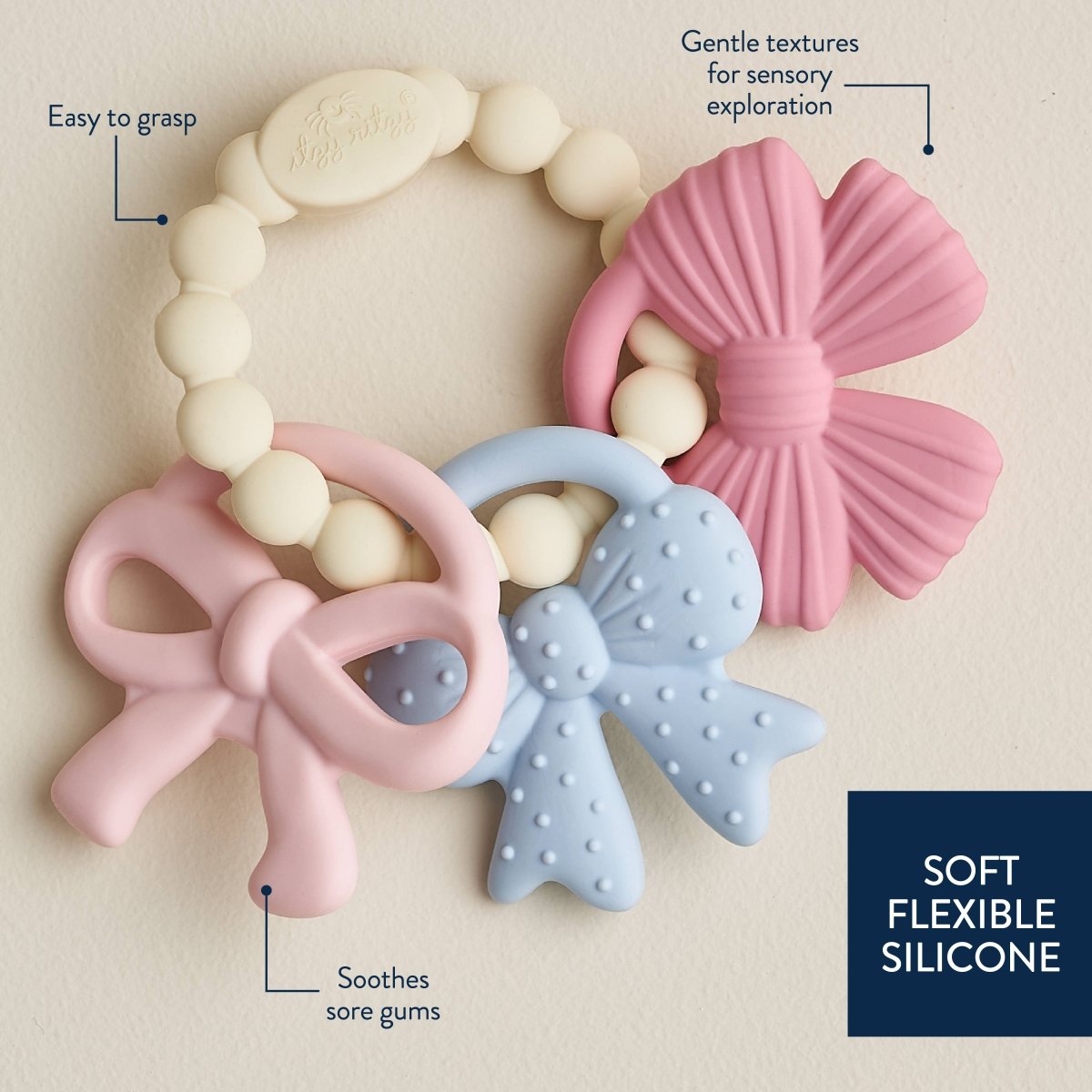 Itzy Trio™ - Trio de dentition sensoriel -Jouets d'éveil- Boutique LeoLudo-Itzy Ritzy Canada