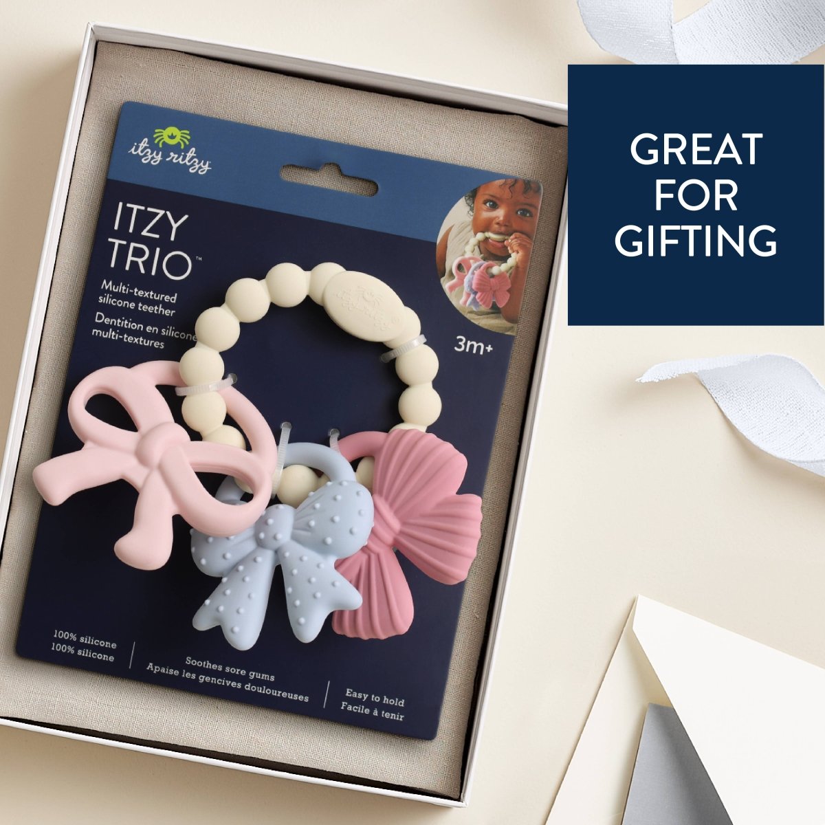 Itzy Trio™ - Trio de dentition sensoriel -Jouets d'éveil- Boutique LeoLudo-Itzy Ritzy Canada