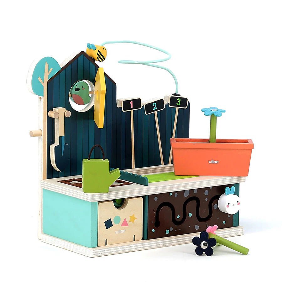 Jardin d’éveil en bois multi - activités - Jouets d'éveil - Boutique LeoLudo - Vilac