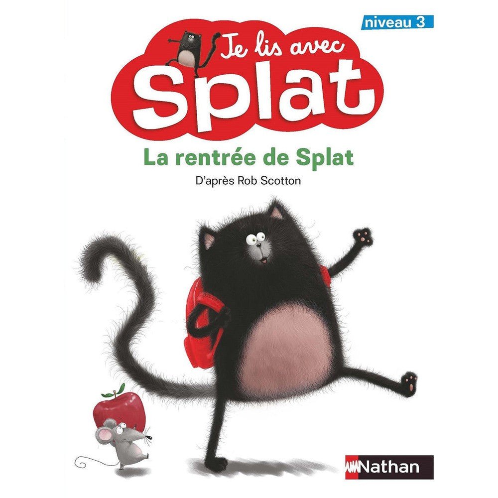 Je lis avec Splat - La rentrée de Splat (niveau 3) - Livres - Boutique LeoLudo - Nathan