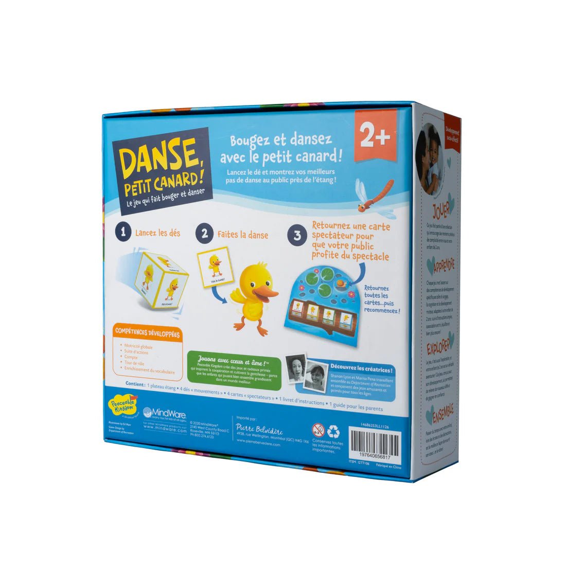 Jeu coopératif Danse, petit canard! -Jeux de société- Boutique LeoLudo-Peaceable Kingdom