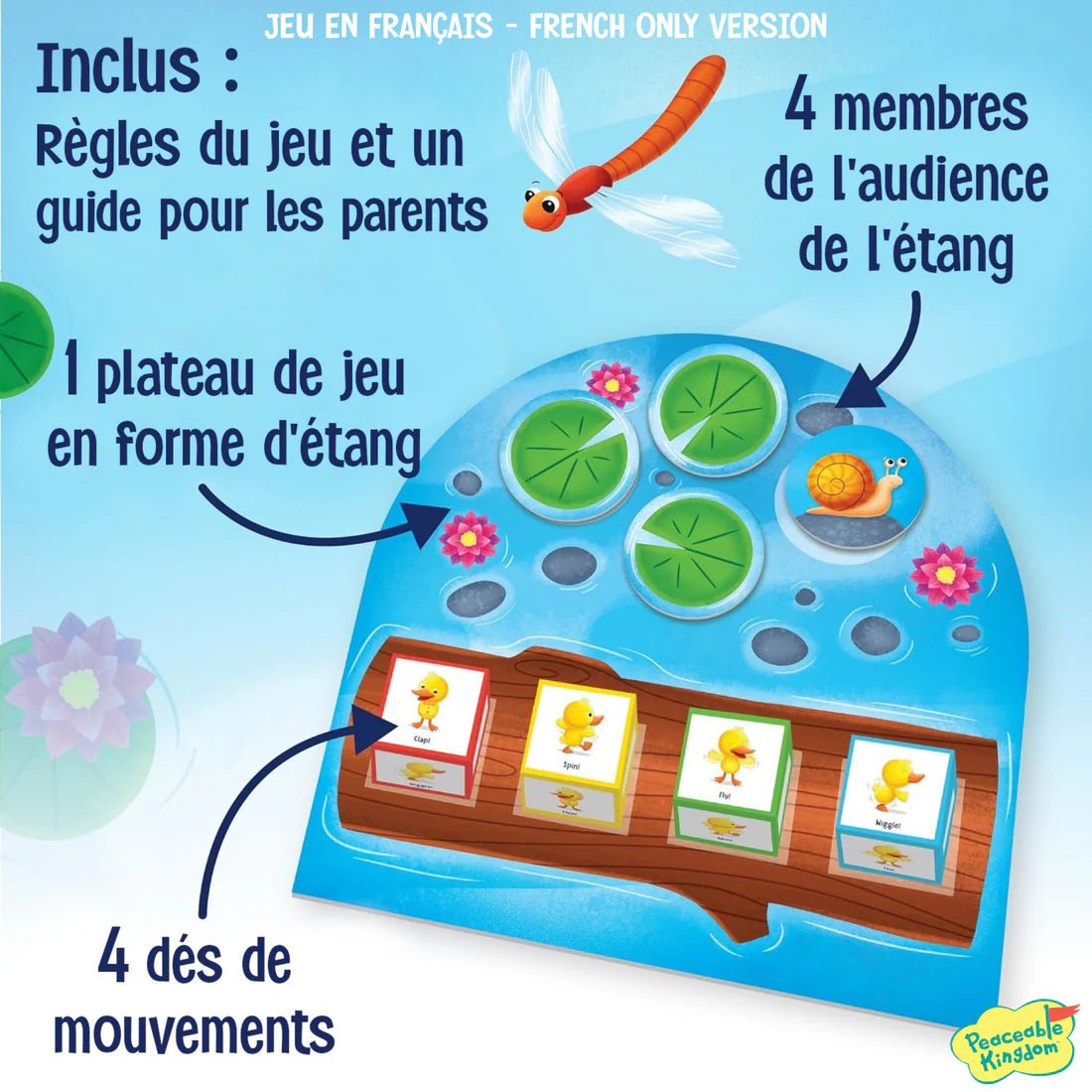 Jeu coopératif Danse, petit canard! -Jeux de société- Boutique LeoLudo-Peaceable Kingdom