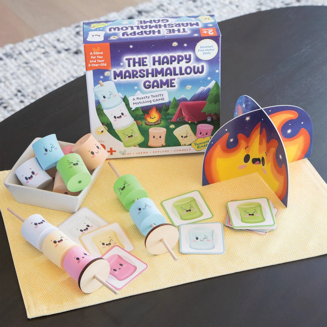 Jeu coopératif Le jeu des guimauves joyeuses (The Happy Marshmallow Game) -Jeux de société- Boutique LeoLudo-Peaceable Kingdom