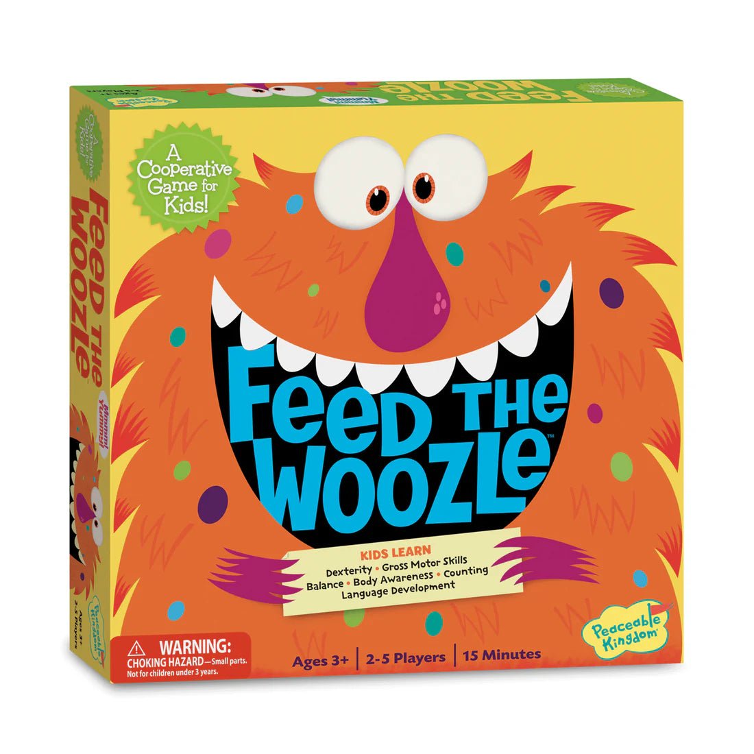 Jeu coopératif Nourris le Woozle! (Feed the Woozle) -Jeux de société- Boutique LeoLudo-Peaceable Kingdom