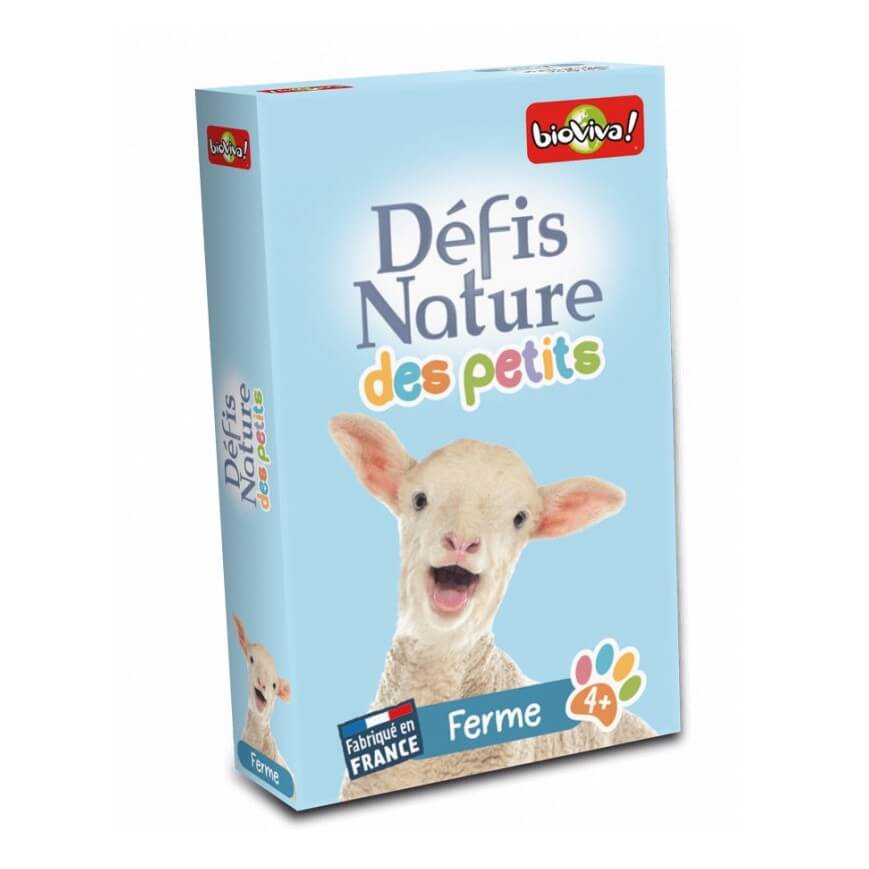 Jeu de cartes Défis Nature des petits: Ferme-Bioviva-Boutique LeoLudo