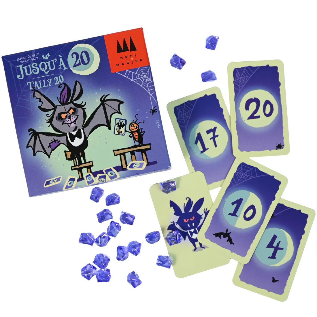 Jeu de cartes Tally 20 – Drei Magier -Jeux de société- Boutique LeoLudo-Schmidt